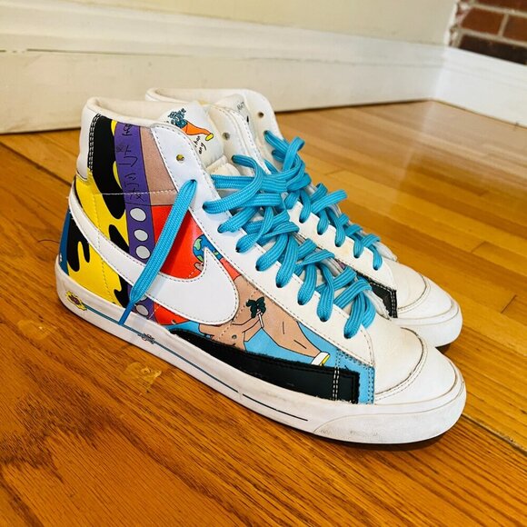 Size 9.5 - Nike Blazer Mid 77 Flyleather x Ruohan Wang - Picture 4 of 16